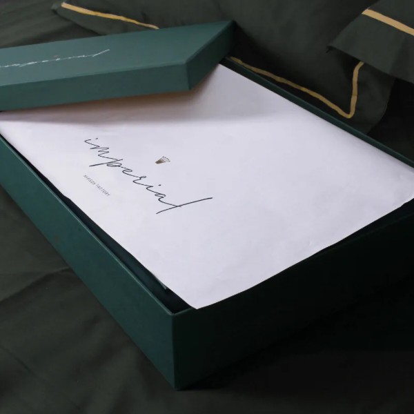 Фото - Комплект постільної білизни MirSon Imperial Satin Emerald 220х240 (2200008576233)